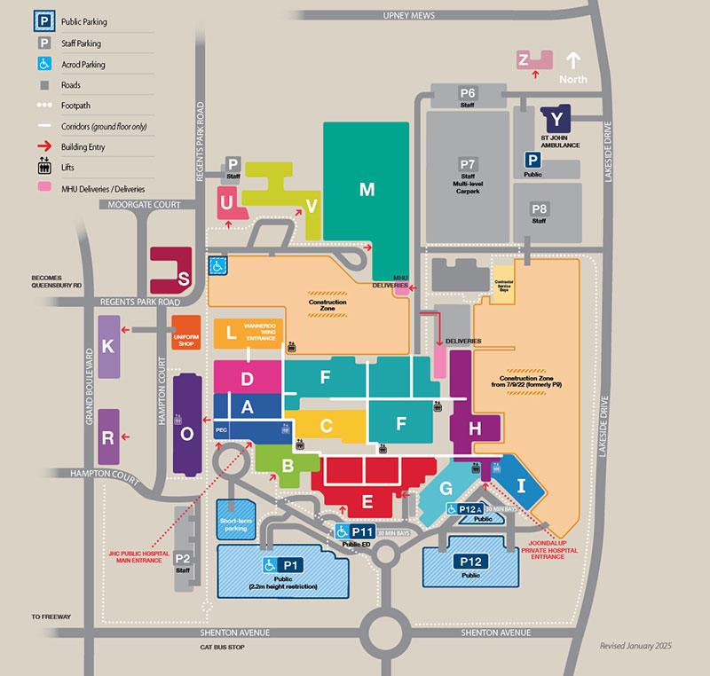 Hospital map