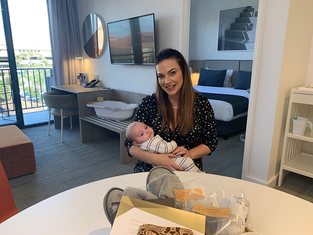 Luxury post-birth ‘staycation’ for parents