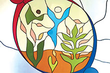 Stained glass window