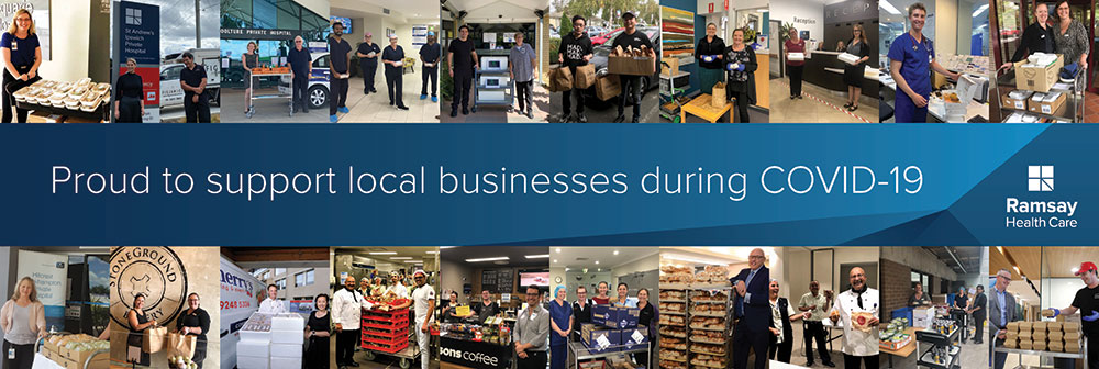 Proud to support local businesses during COVID-19